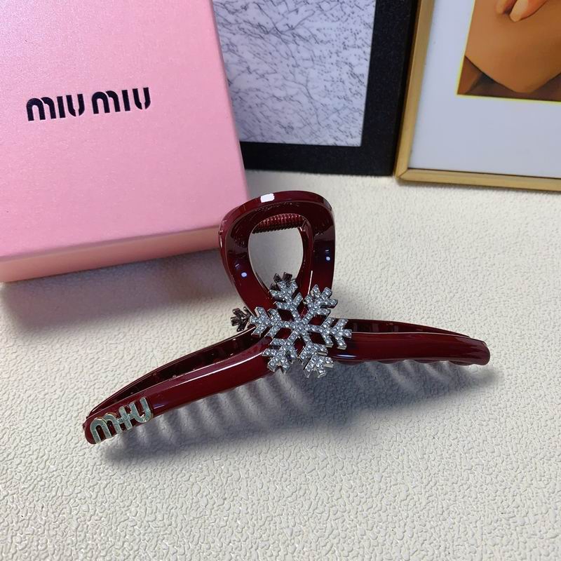 MiuMiu Hair Grab Clip 12lyx4 (4)